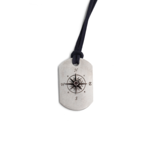 Wind Rose Dog Tag