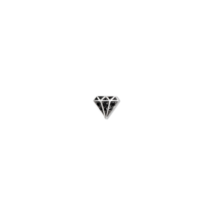 Single Black Diamond Earring